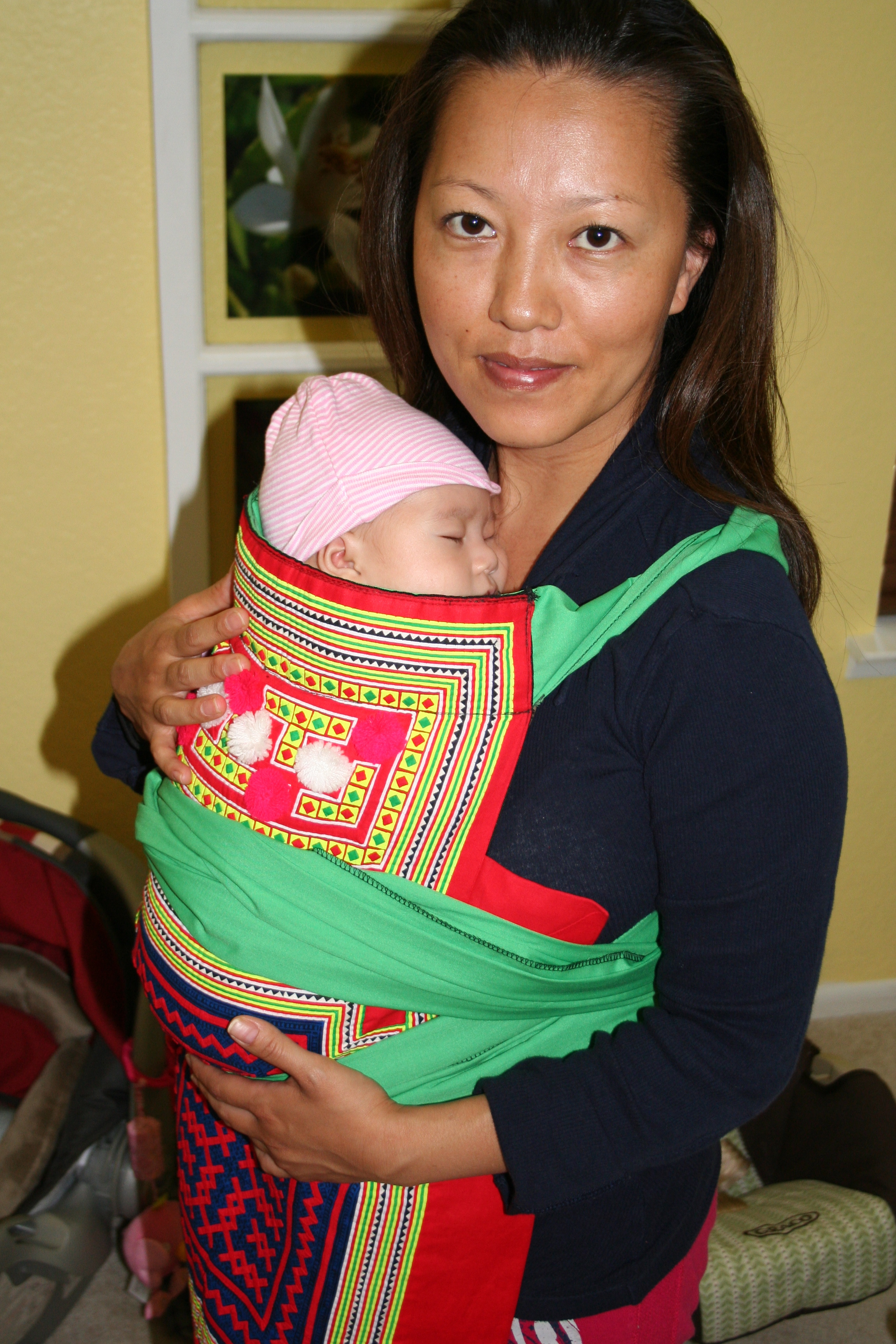 hmong baby carrier